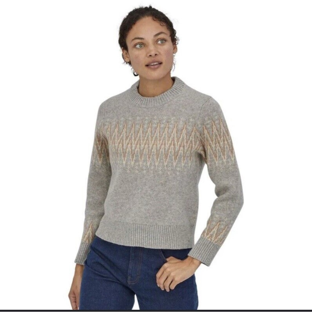 Patagonia recycled wool crewneck sweater size Med
